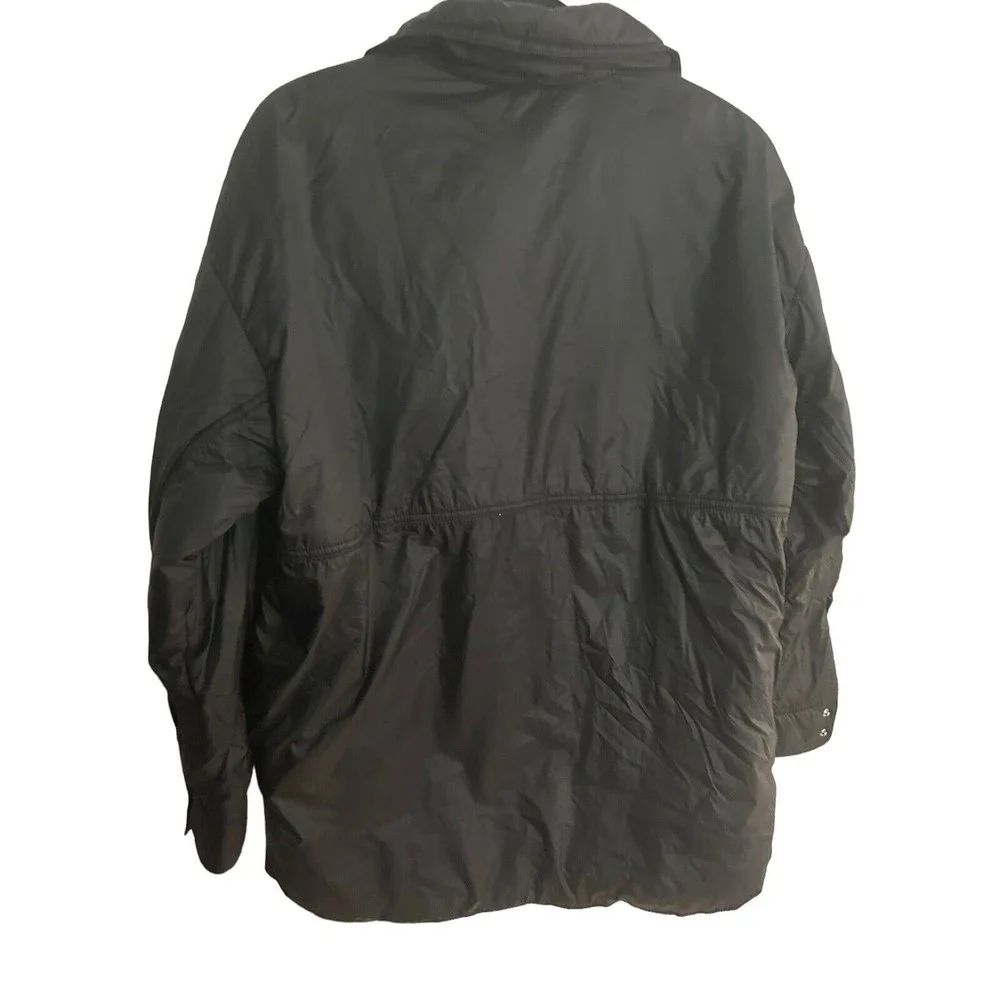 ZARA Men’s Puffer‎ Jacket Size Small Snaps Pockets Black